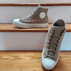 Converse All Star Lift High-Top Suede Sneakers